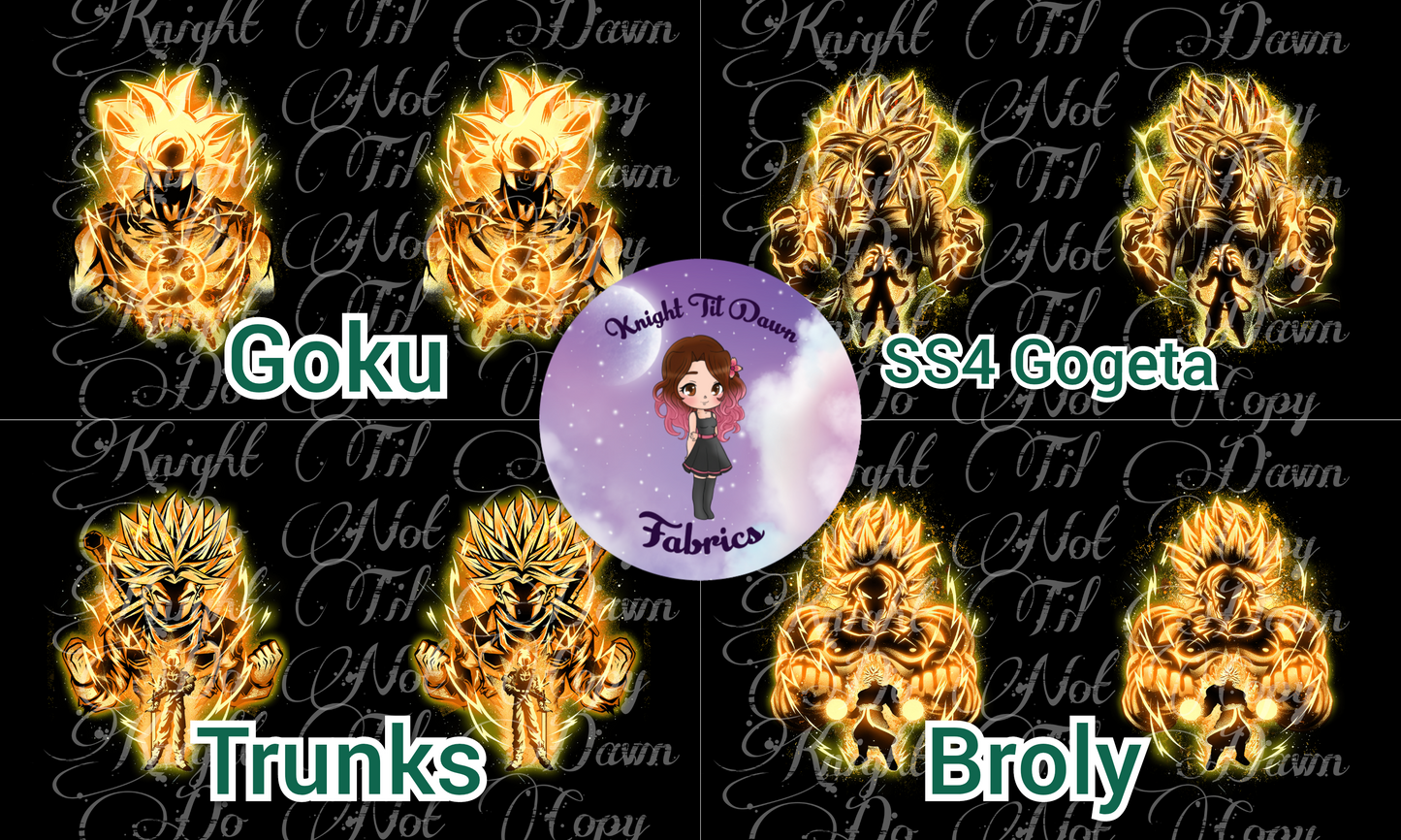 Super Saiyan Plushie Panels (Retail)