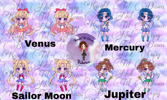 Sailor Scouts Plushie Panels