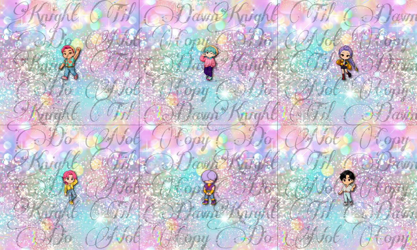 KPOP Woven Child Panels