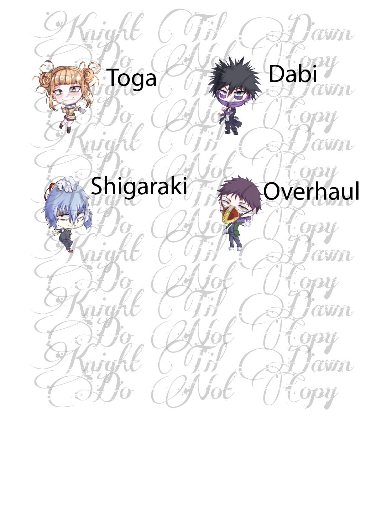 My Villian Plushie Panels (Retail)