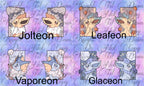 Evelution Frame Plushie Panels (Preorder)