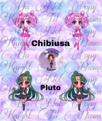 Sailor Scouts Plushie Panels (Preorder)
