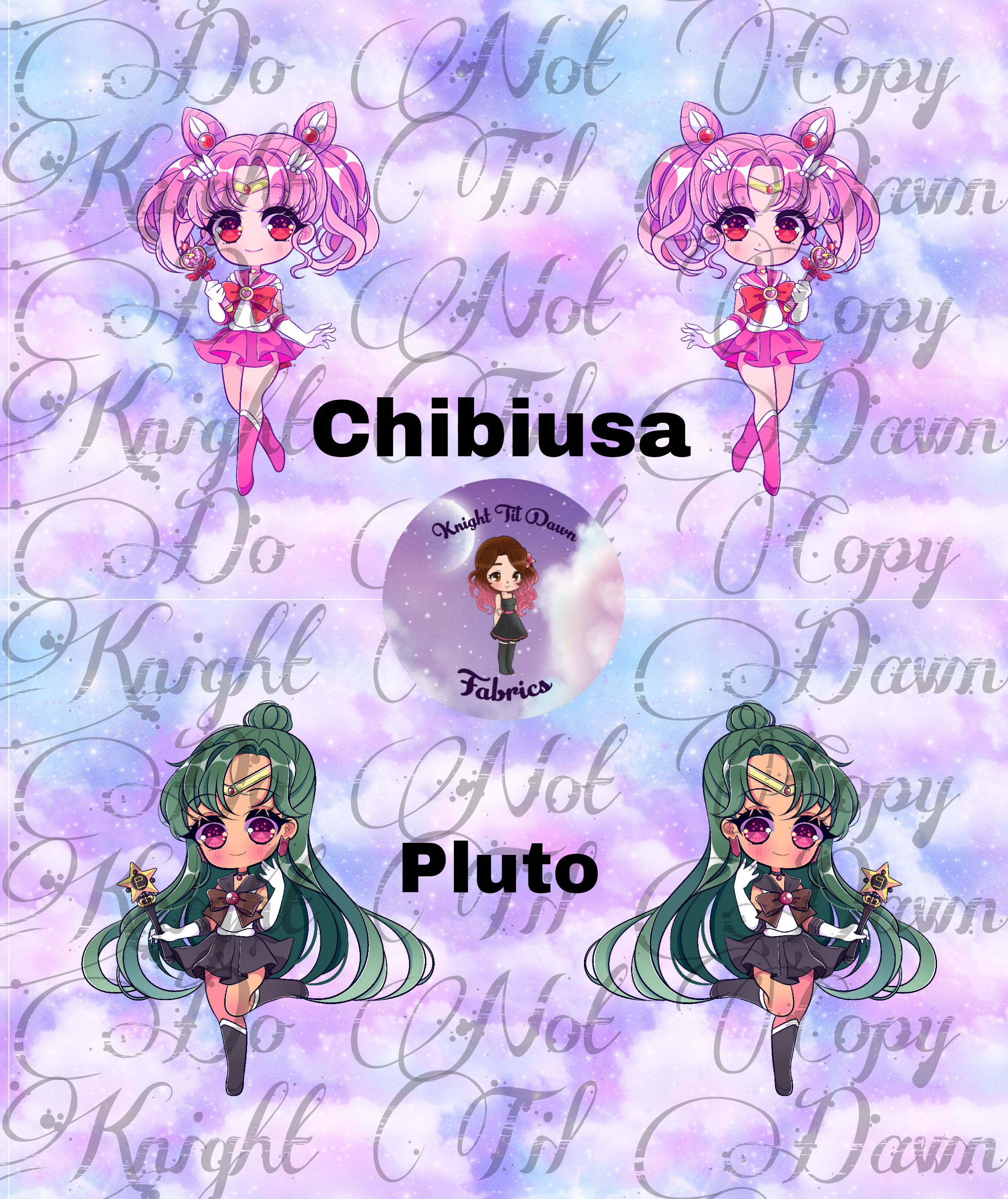 Sailor Scouts Plushie Panels (Preorder)