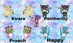 Anime Cats Plushie Panels (Pre-order)