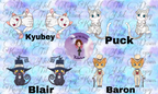 Anime Cats Plushie Panels (Pre-order)