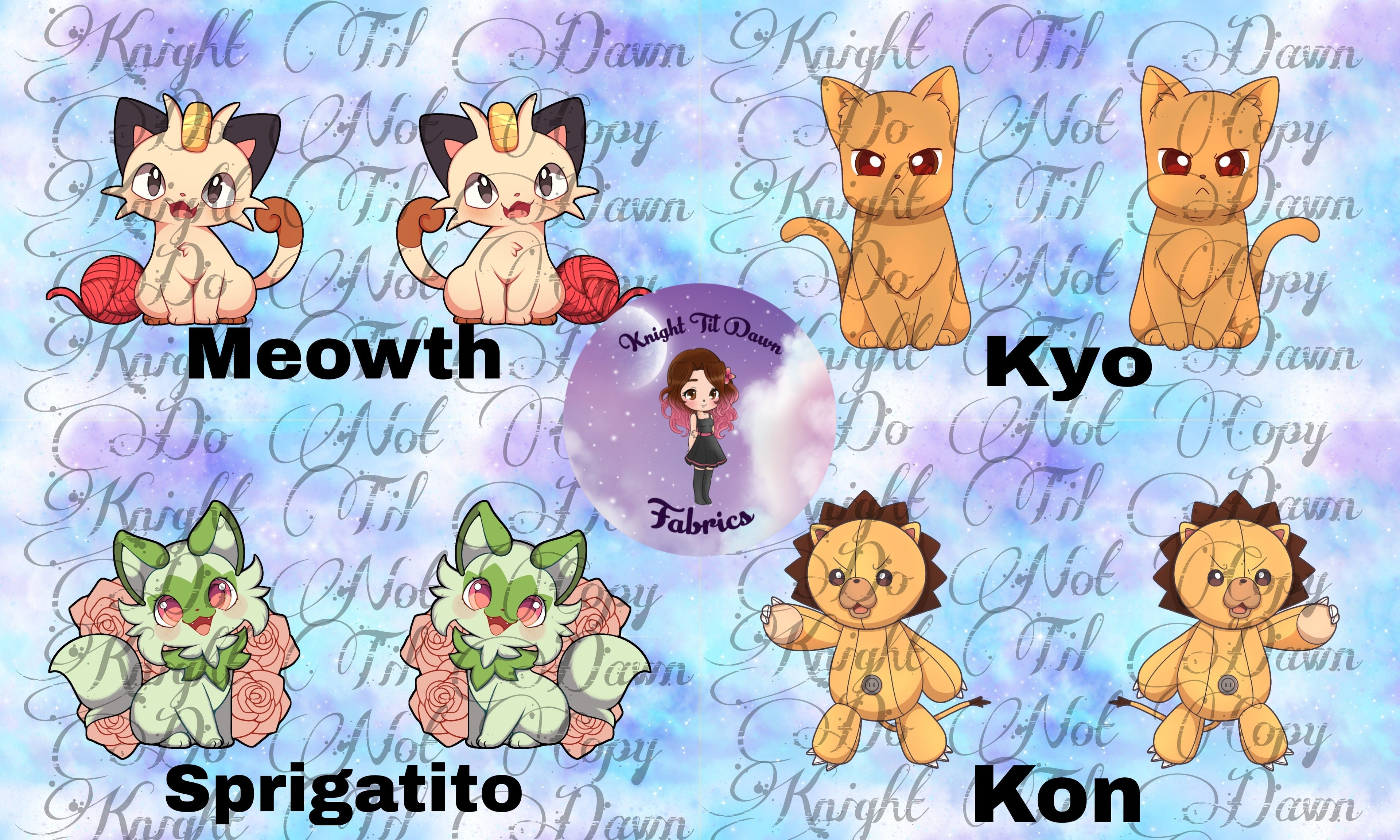 Anime Cats Plushie Panels (Retail)