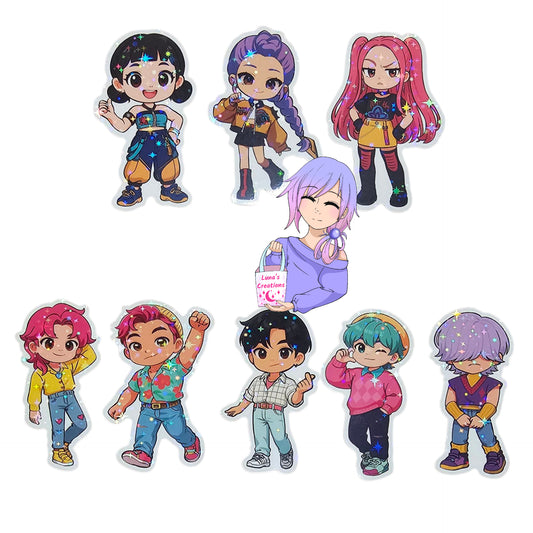 Kpop Chibi Sticker Pack