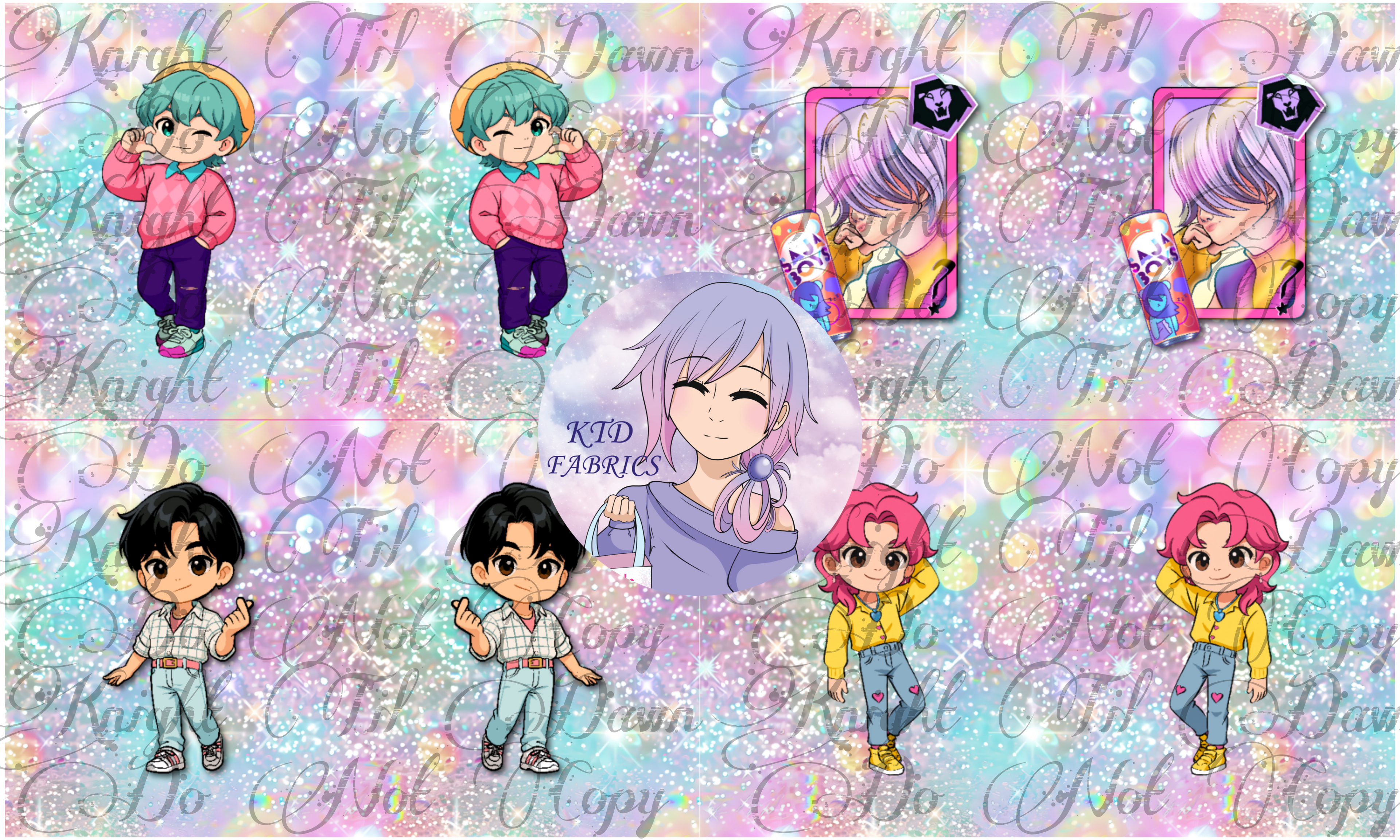 Popstar Plushie Panels (Preorder)