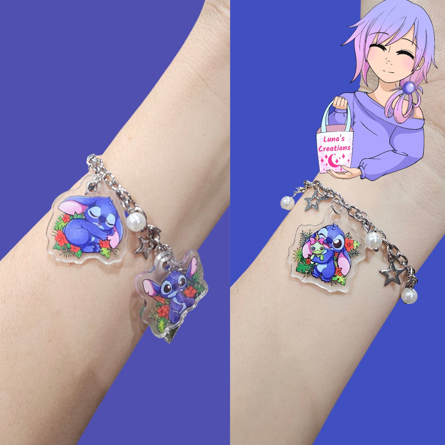 Acrylic Charm Bracelet