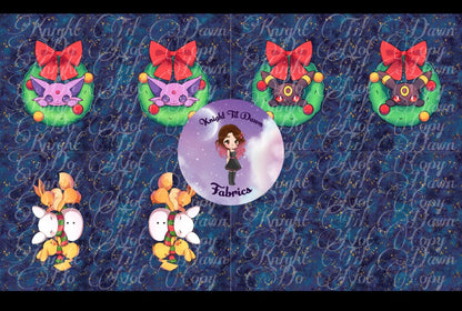 Holiday Pets Plushie Panels (Preorder)