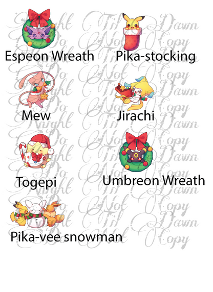 Holiday Pets Plushie Panels (Preorder)