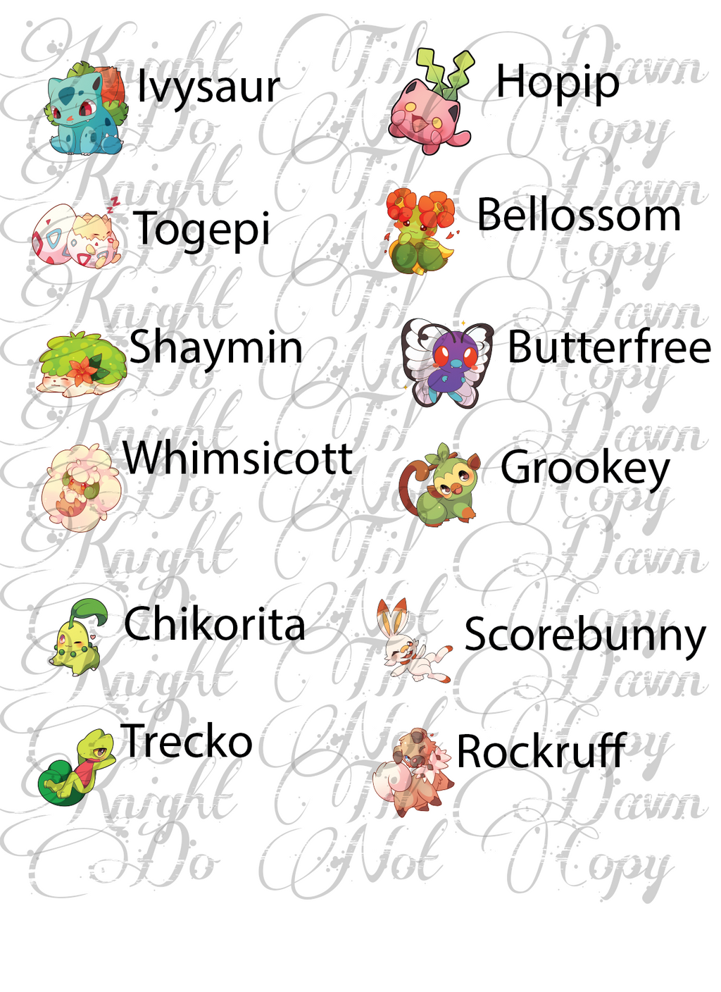 Springtime Plushie Panels (Preorder)