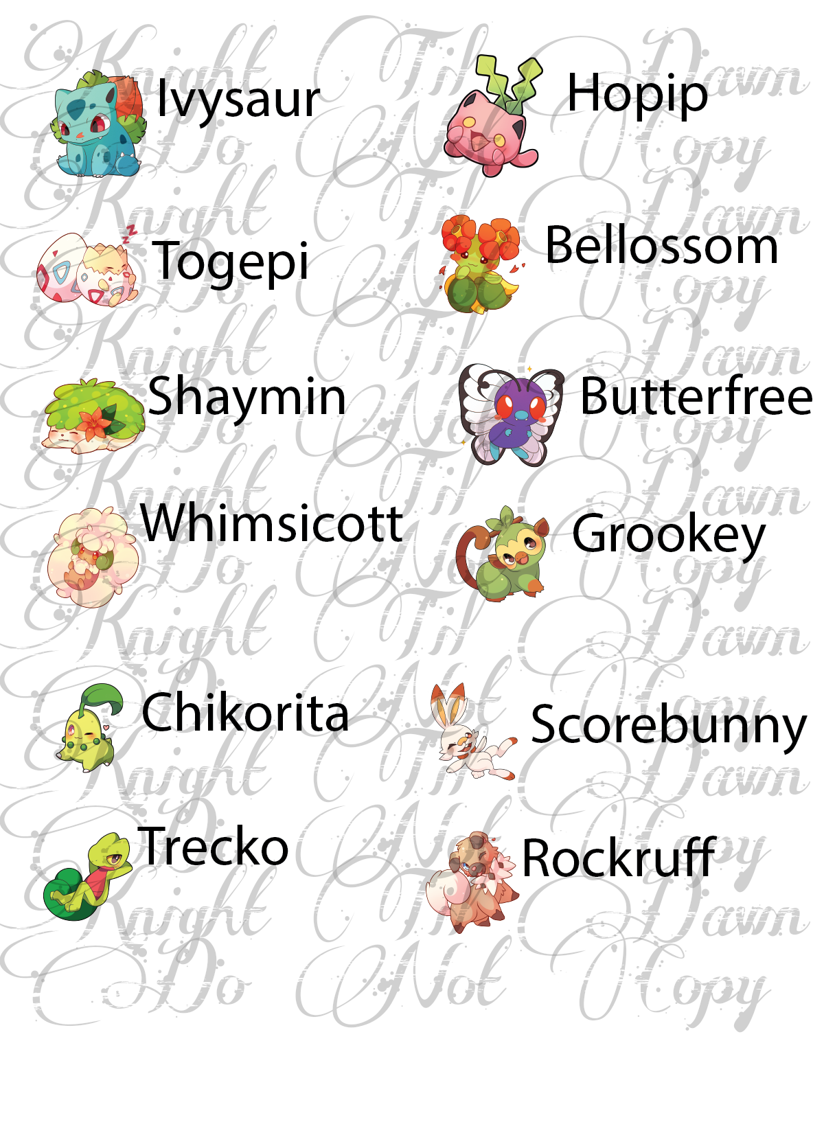 Springtime Plushie Panels (Preorder)