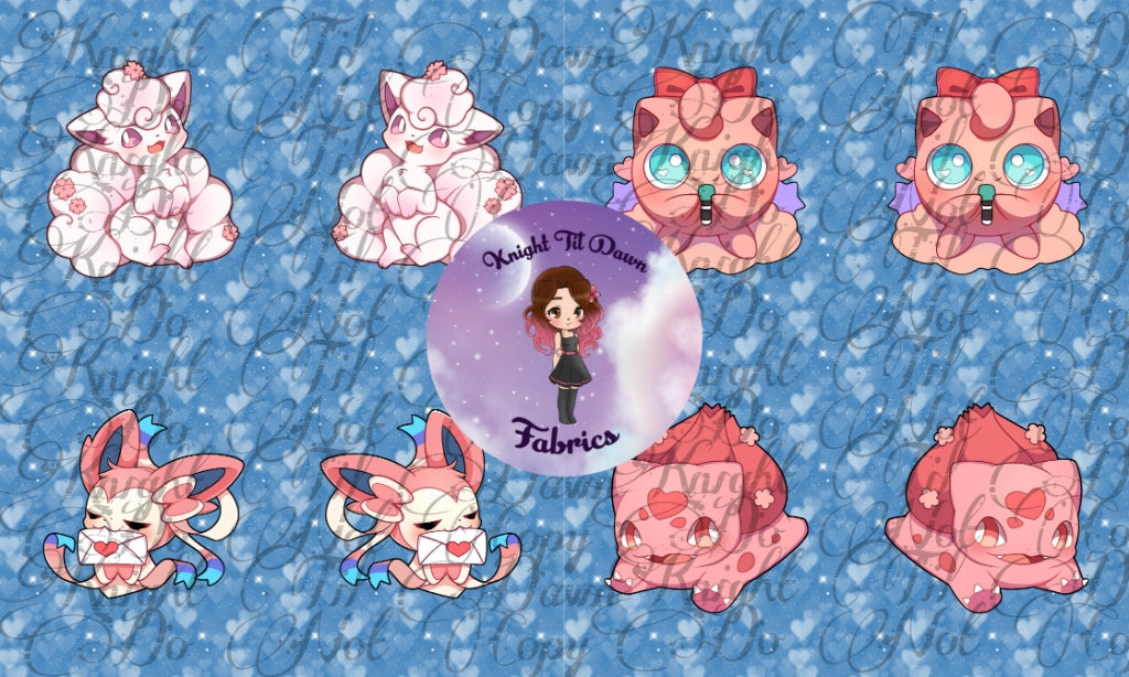 Valentine Plushie Panels (Preorder)