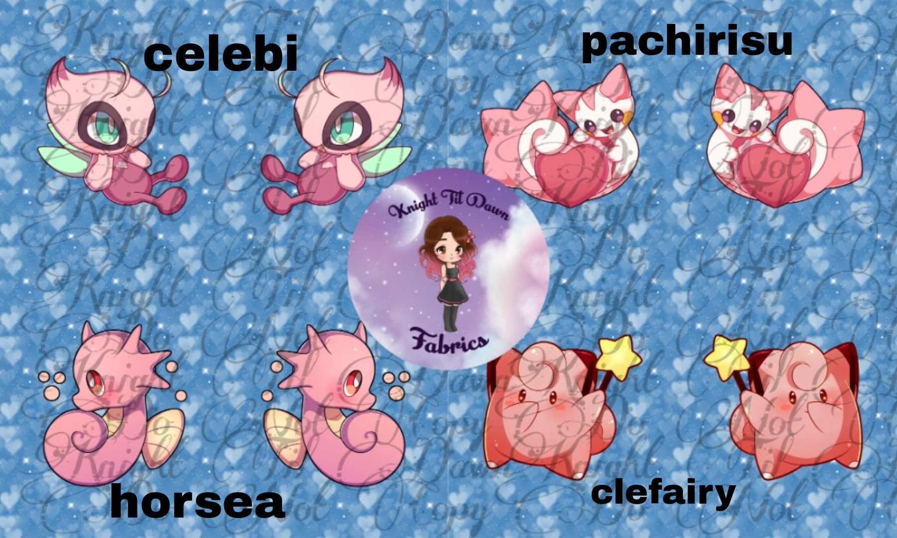 Valentine Plushie Panels (Preorder)