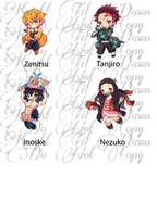 Kimetsu Plushie Panels (Preorder)