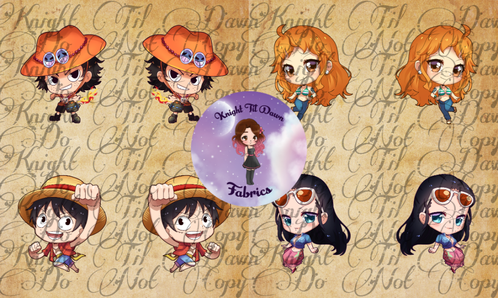 Pirate Plushie Panels (Preorder)