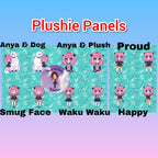 Spy Girl Plushie Panels (Pre-order)